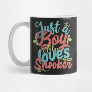 Just A Boy Who Loves Snooker Gift product Mug